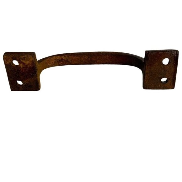 Cast Metal Rustic Drawer Pulls 4 Inches Long Box Of 10 Farmhouse Patina - Picture 5 of 8